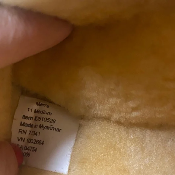 L.L. Bean Suede Moccasin Slippers in Olive - Picture 11 of 13